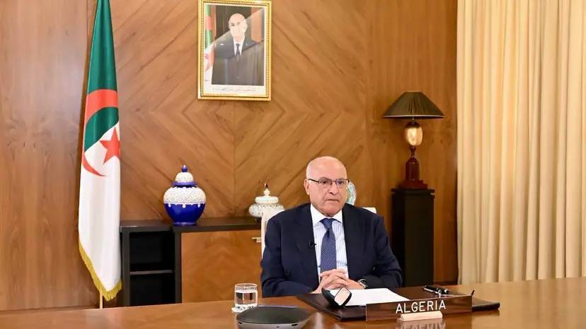 السيد عطاف يشارك في الاجتماع الوزاري لمجلس السلم و الأمن التابع للاتحاد الإفريقي عبر تقنية التحاضر المرئي